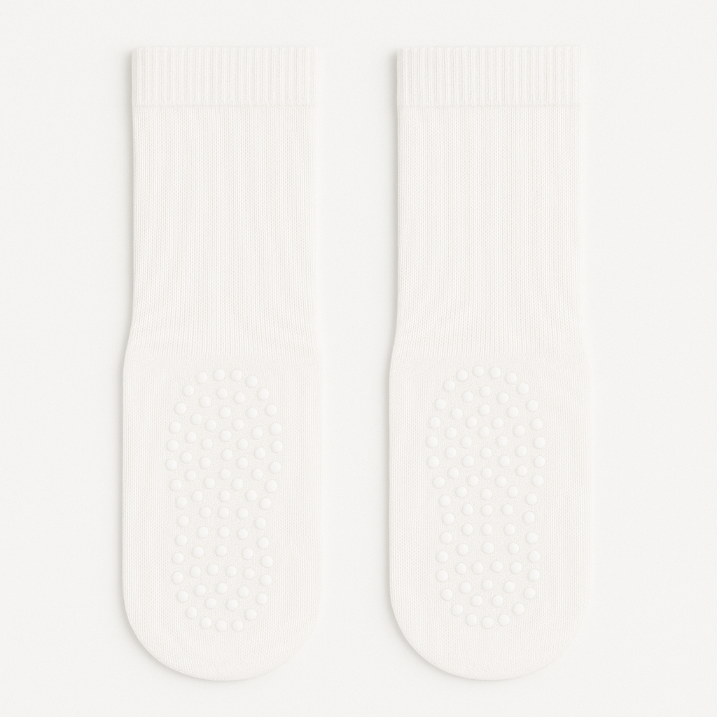 Anti-Slip Socks White