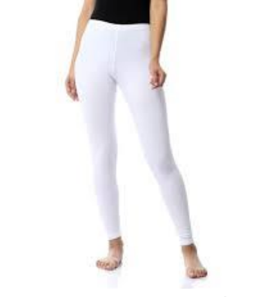 Legging White 100% Cotton